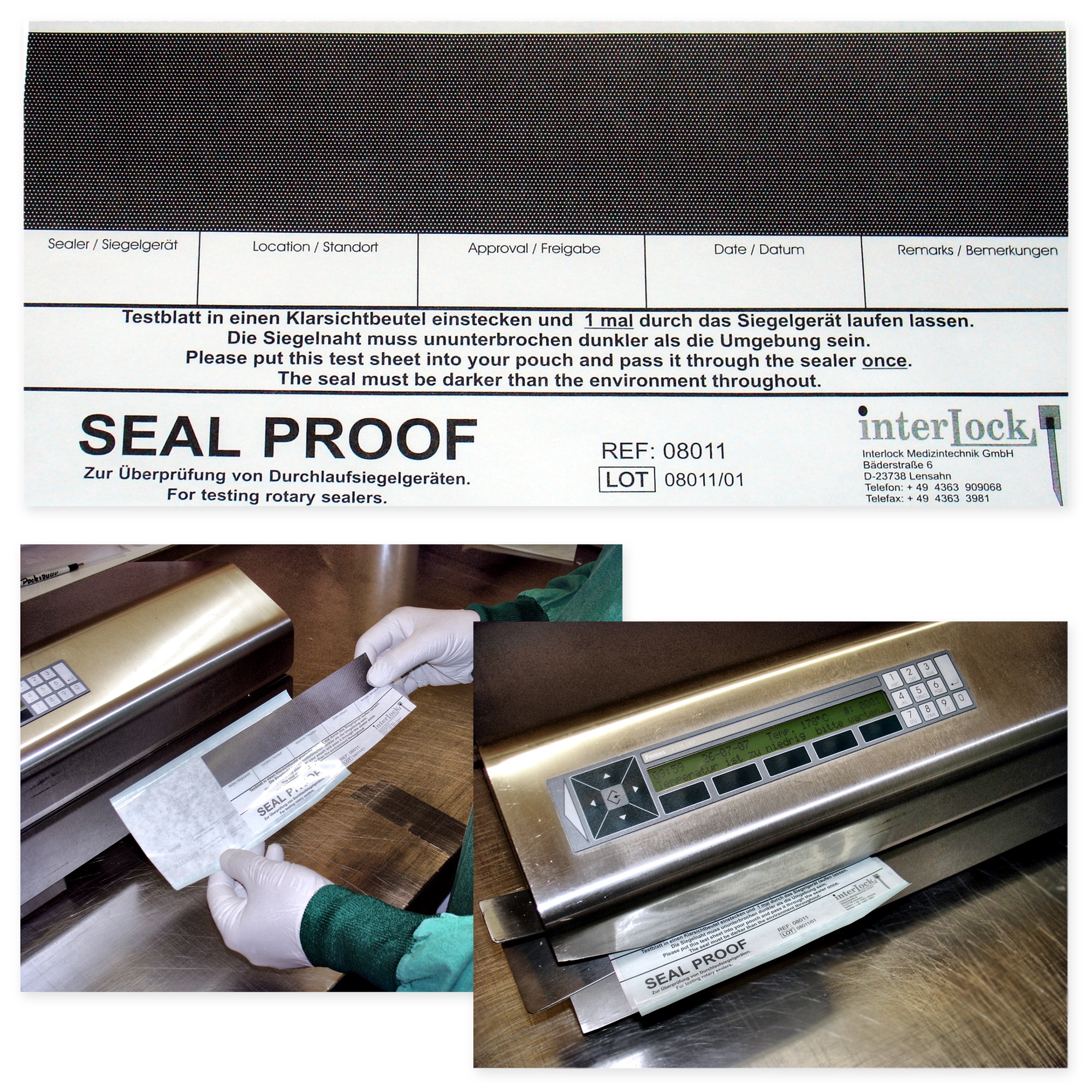 Interlock SEAL PROOF - geeignet für Tyvekbeutel Image